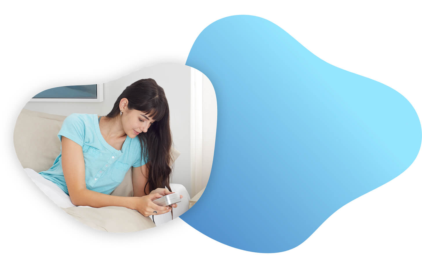 Have full control over your sleep temperature with our temperature control pad and Aflat fabric cover.